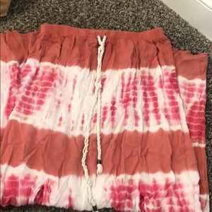 tie dye skirt